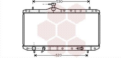 Van Wezel 52002063 - Радиатор, охлаждане на двигателя vvparts.bg