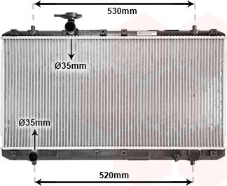 Van Wezel 52002062 - Радиатор, охлаждане на двигателя vvparts.bg