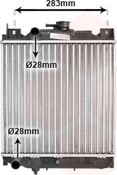 Van Wezel 52002009 - Радиатор, охлаждане на двигателя vvparts.bg