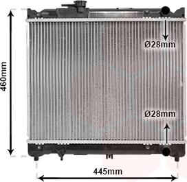 Van Wezel 52002015 - Радиатор, охлаждане на двигателя vvparts.bg