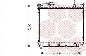 Van Wezel 52002033 - Радиатор, охлаждане на двигателя vvparts.bg