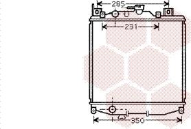 Van Wezel 52002022 - Радиатор, охлаждане на двигателя vvparts.bg