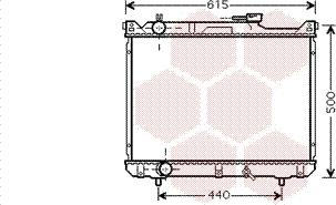 Van Wezel 52002078 - Радиатор, охлаждане на двигателя vvparts.bg