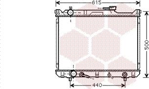 Van Wezel 52002073 - Радиатор, охлаждане на двигателя vvparts.bg