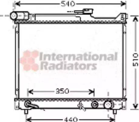 Van Wezel 52002077 - Радиатор, охлаждане на двигателя vvparts.bg