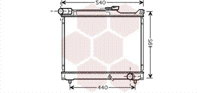 Van Wezel 52002106 - Радиатор, охлаждане на двигателя vvparts.bg