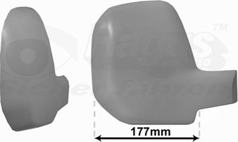 Van Wezel 0905844 - Капачка, външно огледало vvparts.bg