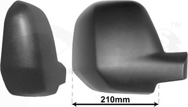 Van Wezel 0905842 - Капачка, външно огледало vvparts.bg