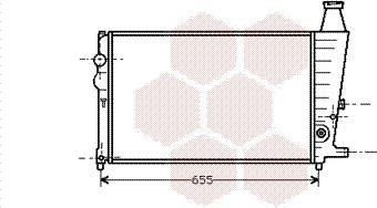 Van Wezel 09002011 - Радиатор, охлаждане на двигателя vvparts.bg