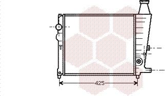 Van Wezel 09002012 - Радиатор, охлаждане на двигателя vvparts.bg