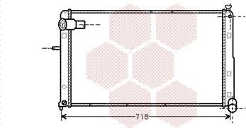 Van Wezel 09002074 - Радиатор, охлаждане на двигателя vvparts.bg