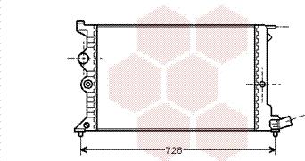 Van Wezel 09002072 - Радиатор, охлаждане на двигателя vvparts.bg