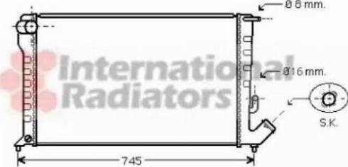 Ava Quality Cooling CN 2153 - Радиатор, охлаждане на двигателя vvparts.bg