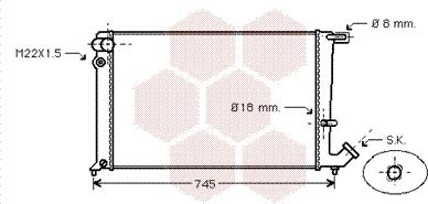 Van Wezel 09002148 - Радиатор, охлаждане на двигателя vvparts.bg