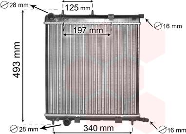 Van Wezel 09002188 - Радиатор, охлаждане на двигателя vvparts.bg