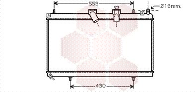 Van Wezel 09002229 - Радиатор, охлаждане на двигателя vvparts.bg