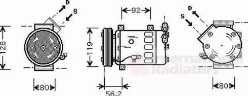 Van Wezel 0900K032 - Компресор, климатизация vvparts.bg