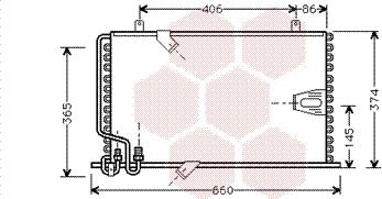 Van Wezel 06005184 - Кондензатор, климатизация vvparts.bg