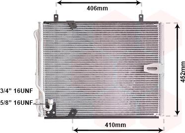 Van Wezel 06005183 - Кондензатор, климатизация vvparts.bg