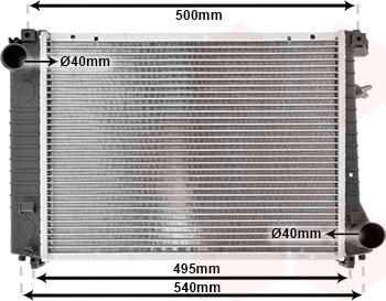 Van Wezel 06002086 - Радиатор, охлаждане на двигателя vvparts.bg