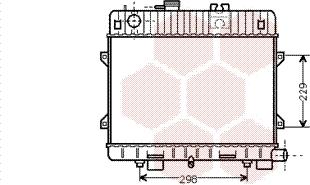 Van Wezel 06002032 - Радиатор, охлаждане на двигателя vvparts.bg