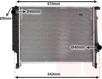 Van Wezel 06002132 - Радиатор, охлаждане на двигателя vvparts.bg