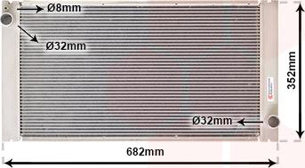 Van Wezel 06002333 - Радиатор, охлаждане на двигателя vvparts.bg