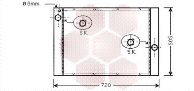 Van Wezel 06002372 - Радиатор, охлаждане на двигателя vvparts.bg