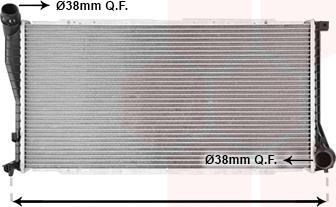 Van Wezel 06002234 - Радиатор, охлаждане на двигателя vvparts.bg