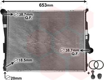 Van Wezel 06002278 - Радиатор, охлаждане на двигателя vvparts.bg