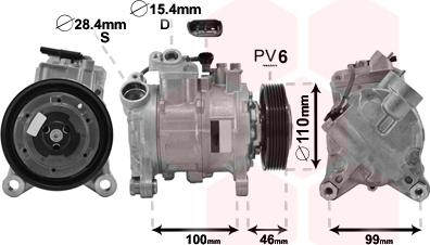 Van Wezel 0600K489 - Компресор, климатизация vvparts.bg