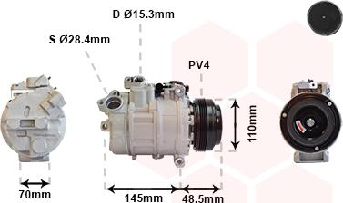 Van Wezel 0600K309 - Компресор, климатизация vvparts.bg