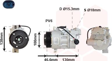 Van Wezel 0600K319 - Компресор, климатизация vvparts.bg