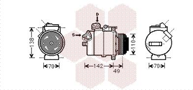 Van Wezel 0600K389 - Компресор, климатизация vvparts.bg