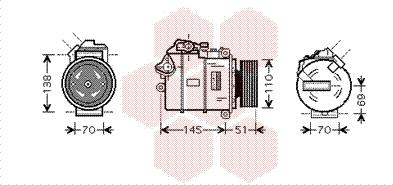 Van Wezel 0600K384 - Компресор, климатизация vvparts.bg