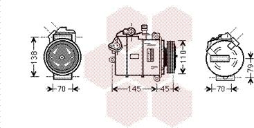 Van Wezel 0600K383 - Компресор, климатизация vvparts.bg