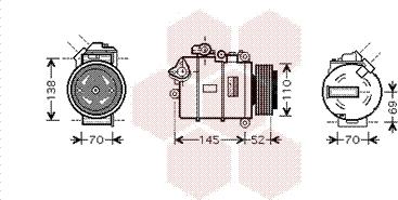 Van Wezel 0600K336 - Компресор, климатизация vvparts.bg