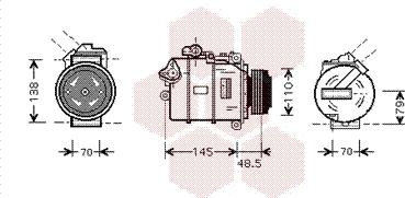 Van Wezel 0600K332 - Компресор, климатизация vvparts.bg