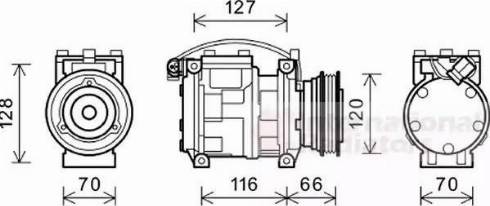 Van Wezel 0600K232 - Компресор, климатизация vvparts.bg