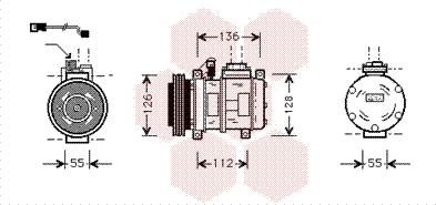 Van Wezel 0600K228 - Компресор, климатизация vvparts.bg