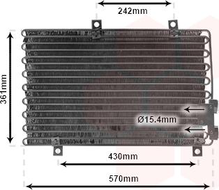 Van Wezel 01005063 - Кондензатор, климатизация vvparts.bg