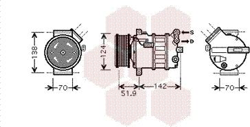 Van Wezel 0100K112 - Компресор, климатизация vvparts.bg