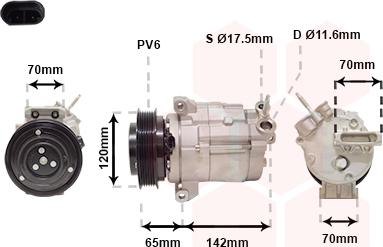 Van Wezel 0800K063 - Компресор, климатизация vvparts.bg