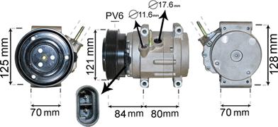 Van Wezel 0800K037 - Компресор, климатизация vvparts.bg