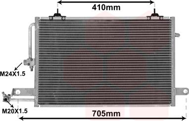 Van Wezel 03005117 - Кондензатор, климатизация vvparts.bg