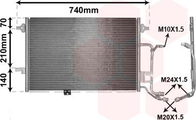 Van Wezel 03005137 - Кондензатор, климатизация vvparts.bg