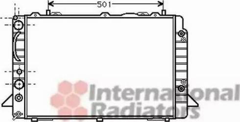 Van Wezel 03002093 - Радиатор, охлаждане на двигателя vvparts.bg