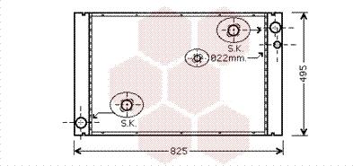 Van Wezel 03002289 - Радиатор, охлаждане на двигателя vvparts.bg