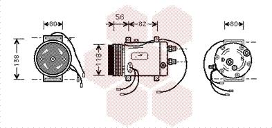 Van Wezel 0300K029 - Компресор, климатизация vvparts.bg