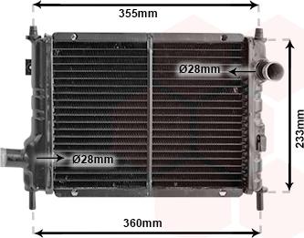 Van Wezel 02002133 - Радиатор, охлаждане на двигателя vvparts.bg